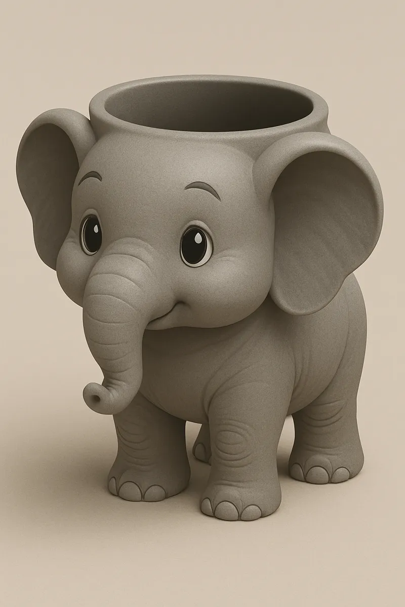Elephant Planter – A Touch of Natural Magic