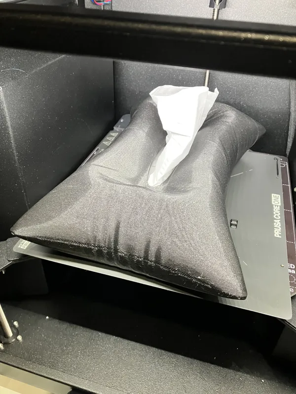 Bottom lid for Stylish Tissue Box Pillow