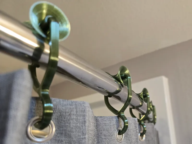 Shower Curtain Rolling Hooks