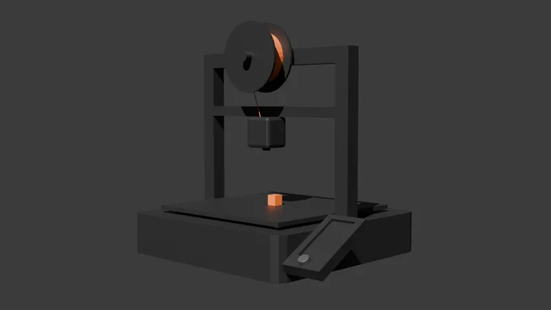 Low Poly 3D Printer