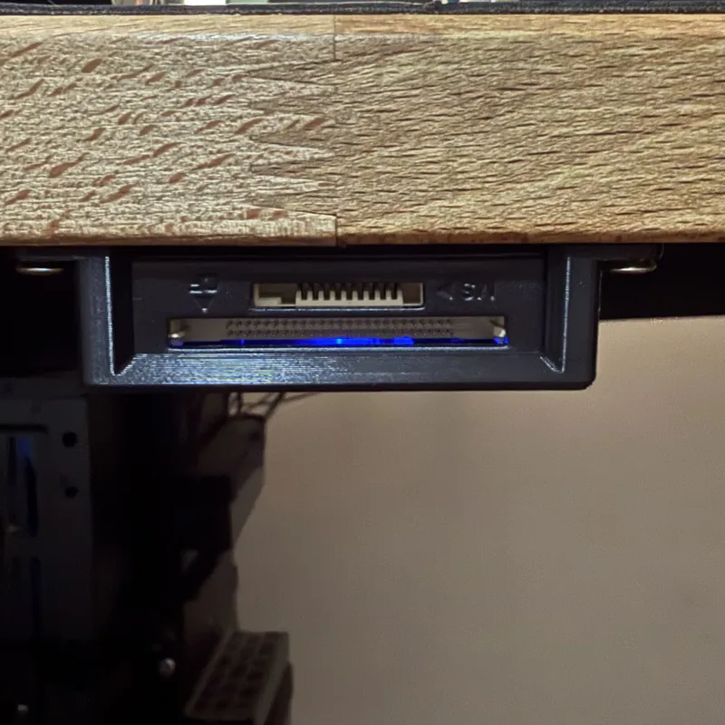 BENFEI 4 in 1 USB card reader under desk mount