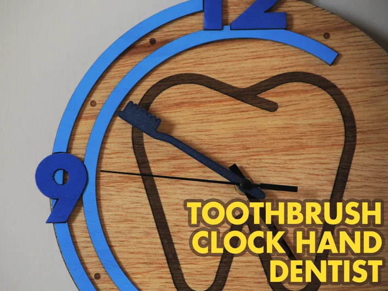 Toothbrush clock hand dentist