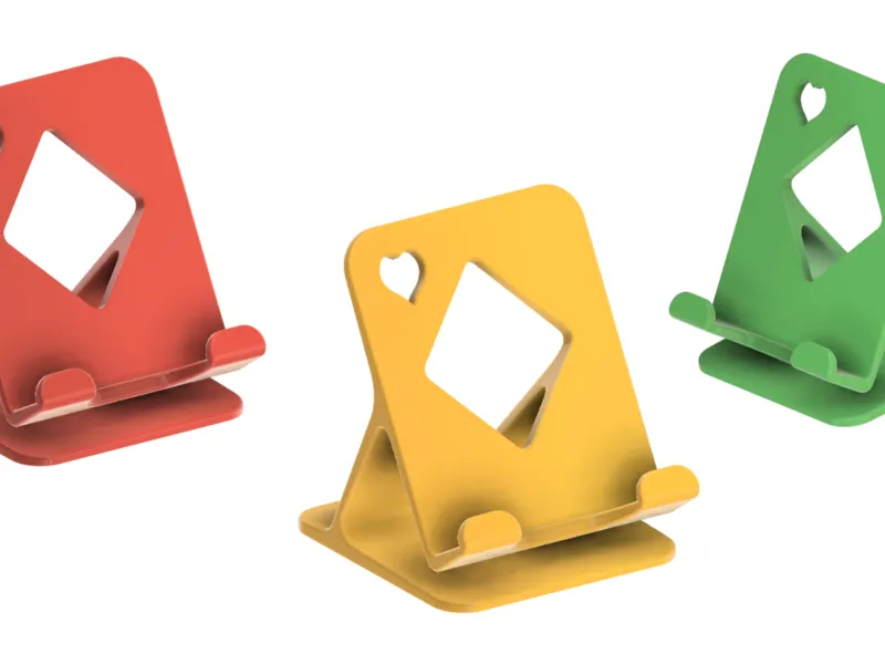 Simple iPhone Stand, another version. 