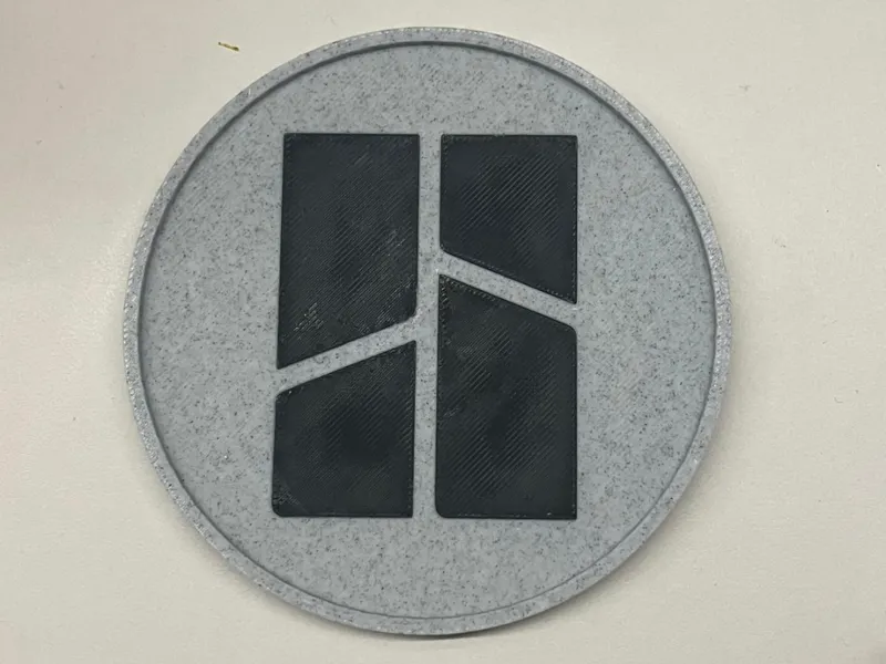 Mug coaster with Bambu Lab logo