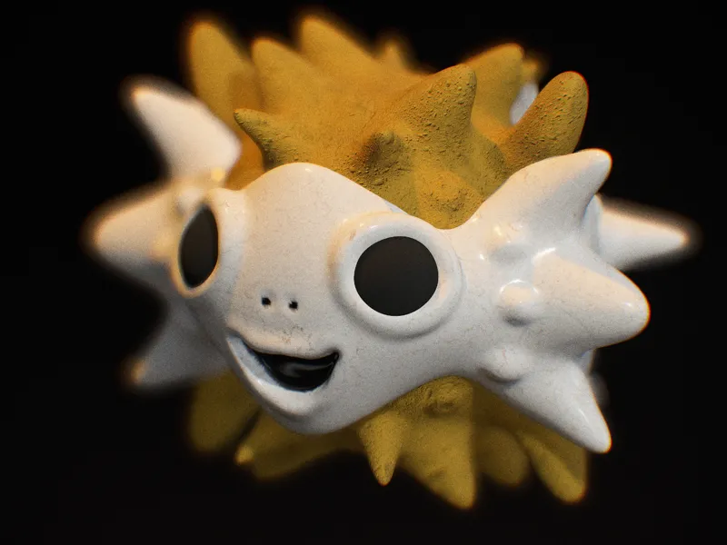 Llavero Pez Globo - Pufferfish keychain