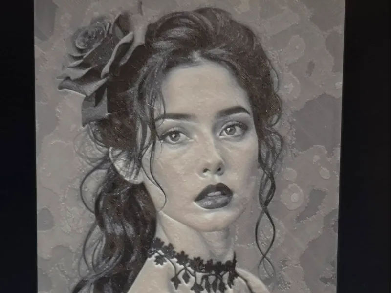 Beautiful Woman - Hueforge