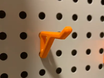 6mm Aperture Pegboard Series - 16mm Hole Spacing Hook