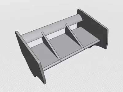 mini-buggy rear wing