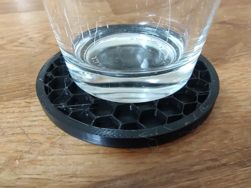 Drink coaster hexagon