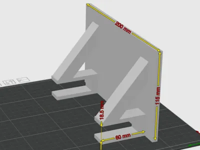 Side shelf for phone