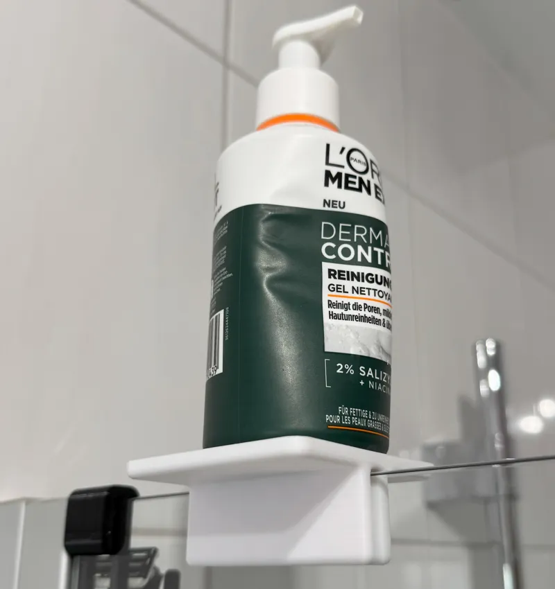 simple shower shelf