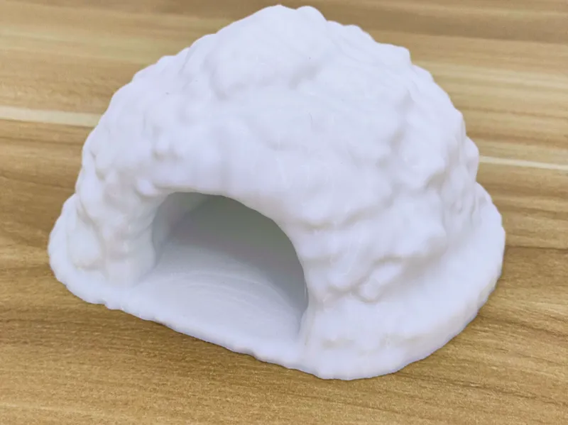 "石头洞穴模型"
