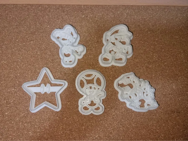 Kit cortadores de galleta de Mario