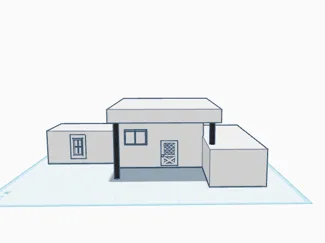 clean village house one piece