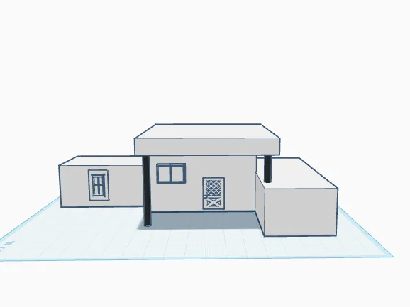 clean village house one piece 