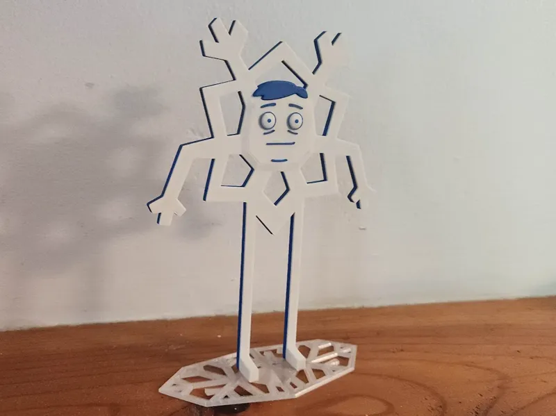Denny the Snowflake figure from The Great North