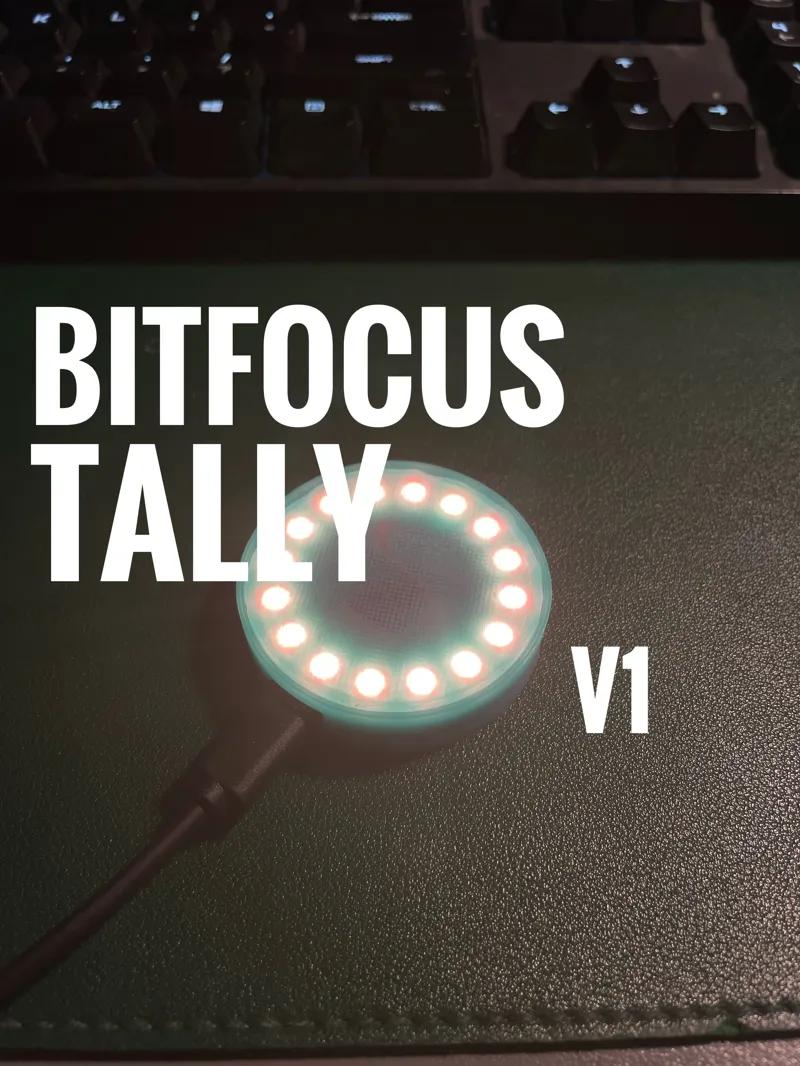 Bitfocus Companion Tally Light, WLED