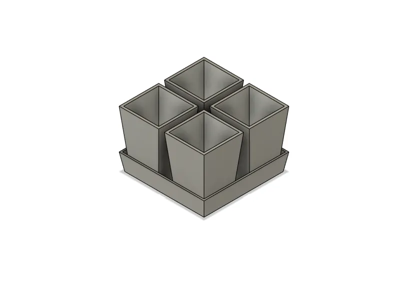 simple seed pot pots stand plant plants