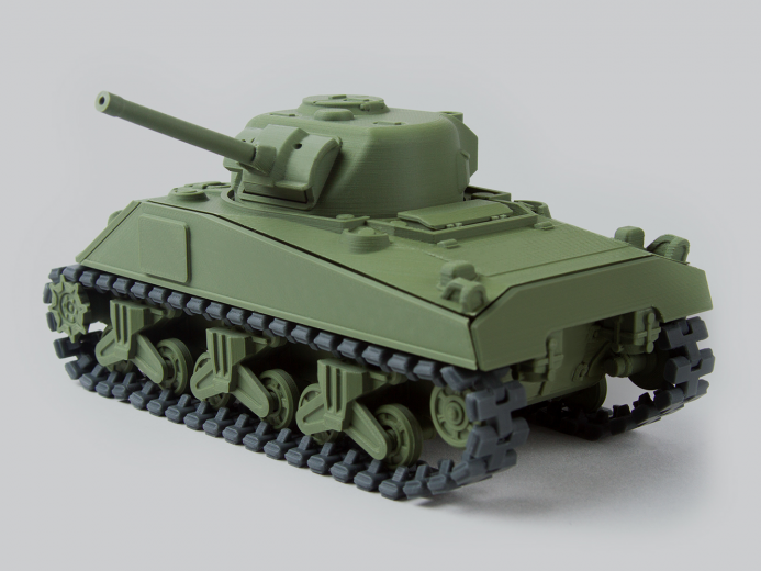 Medium Tank Model M4 medium tank (Sherman tank) by 香山 MakerWorld: Download Free 3D Models