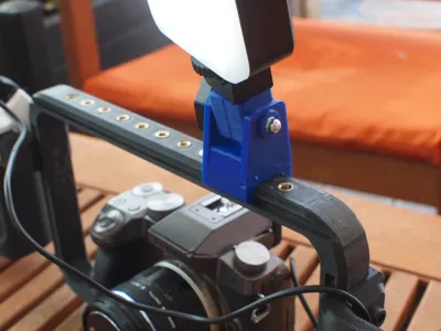 2-axis lockable joint for photo accessories