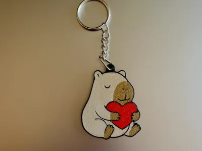 Kawaii Capybara Keychain