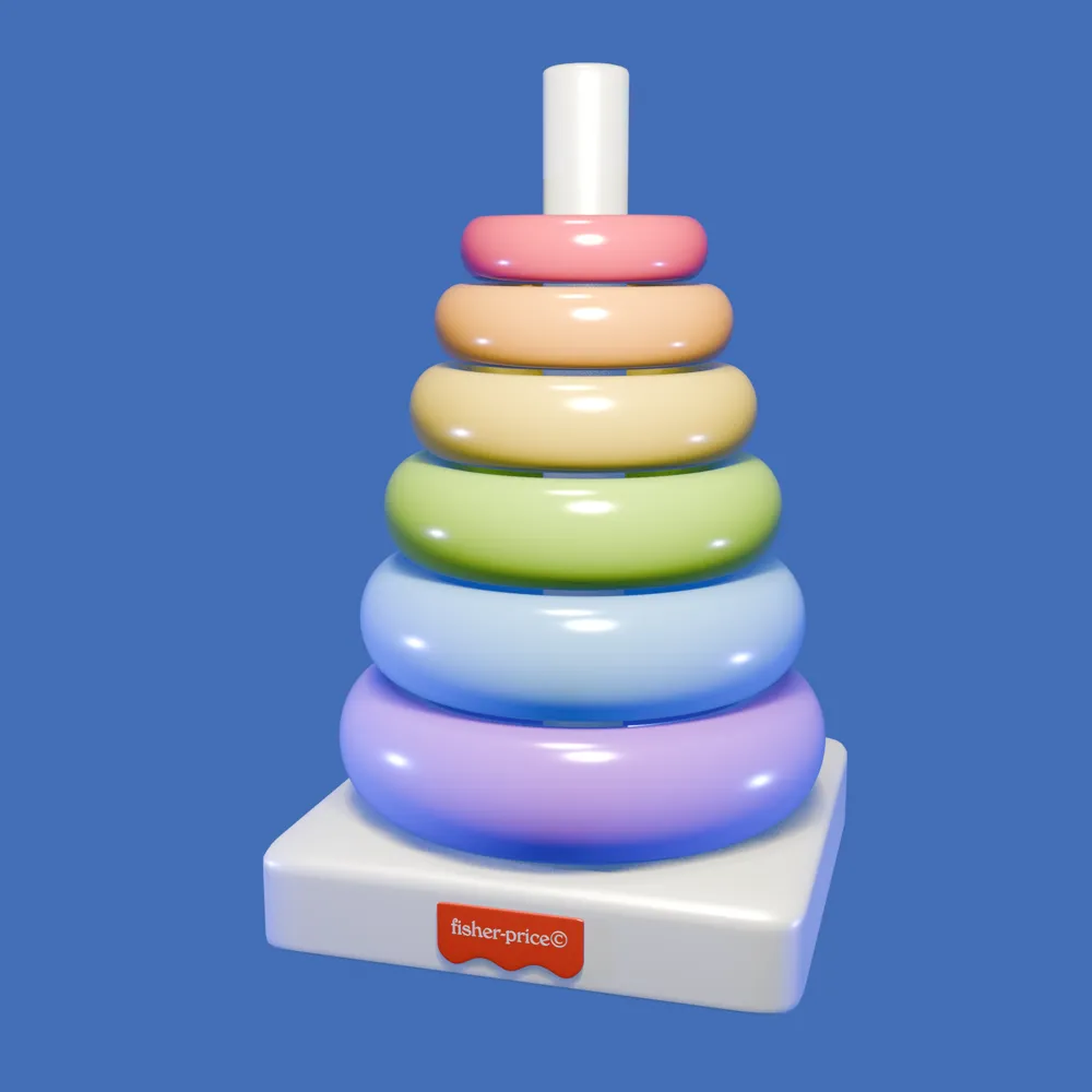 Rock A Stack Deviantart Anéis Empilháveis Rock-A-Stack por EscapeWithKitten MakerWorld: Baixe ...