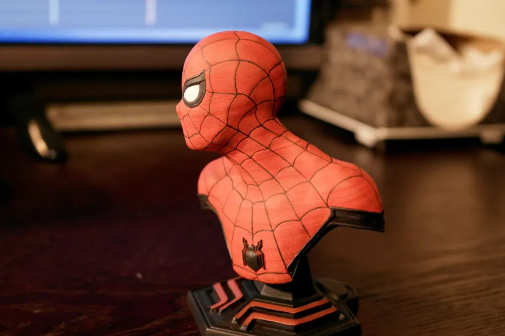 Spider-Man Bust STL - Free 3D Print Model - MakerWorld