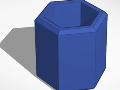 Hexagonal Pencil holder Organizer
