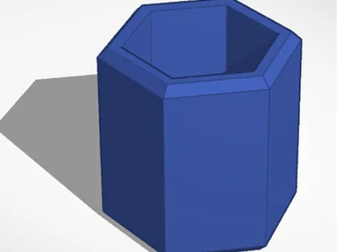 Hexagonal Pencil holder Organizer