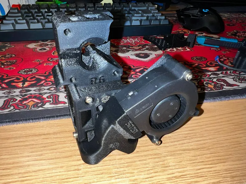 5020 delta-p fan adapter for TZV6 hotend Prusa mk3