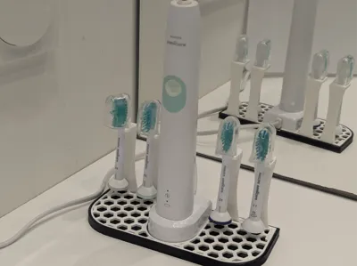 Philips Sonicare 4xBrush Head+Charger Stand/Holder