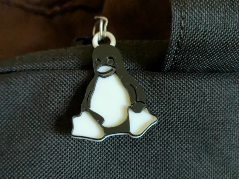 Tux Keychain / Charm