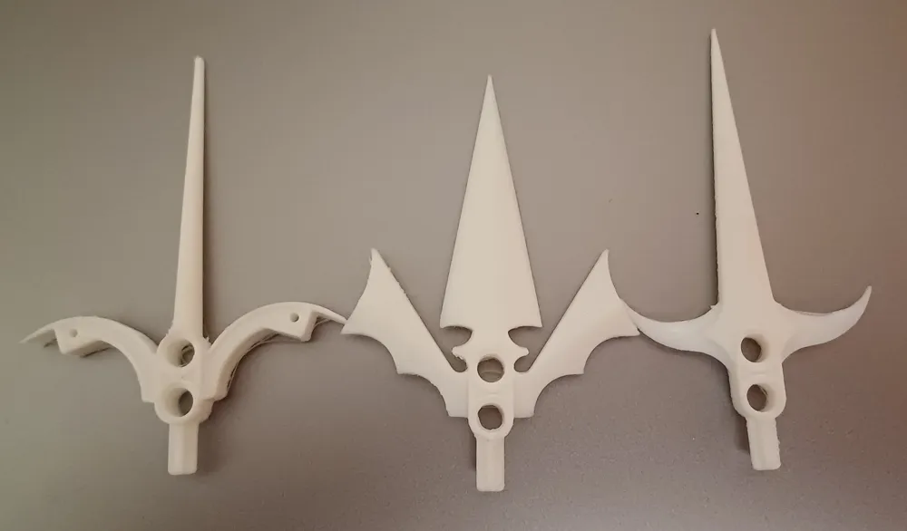 Corsequa Bionicle Corseque Spear Pack - Free 3D Print Model - MakerWorld