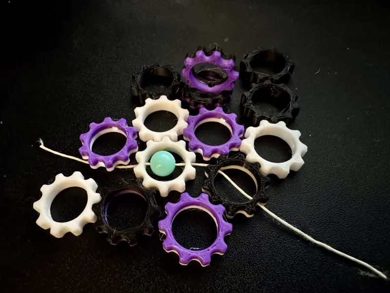 Gear Kandi Bead