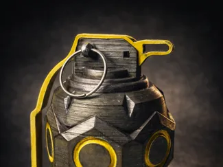 Helldivers  G-7 Pineapple Grenade Prop