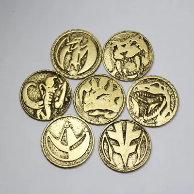 Mighty Morphin Power Rangers Power Coin Magnets