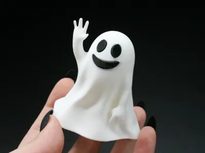 Waving Halloween Ghost