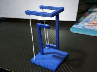 整体张拉结构悬浮摆件