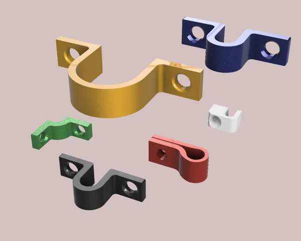 Colliers et clips de câble universels