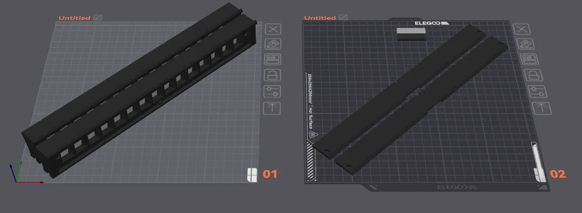 Ventilated riser for Centauri Carbon with magnetic doors - Free 3D ...