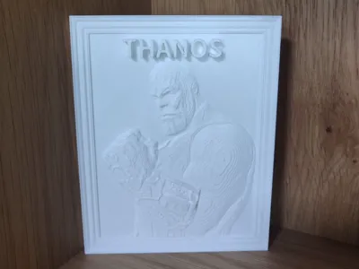 Relief 3d Thanos  (Marvel)