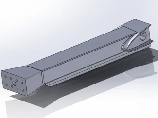 UAV STALLION BOOM R modified for RDS3215 Servo