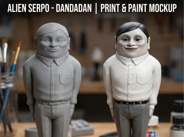 Figurine alien Serpo — DanDaDan