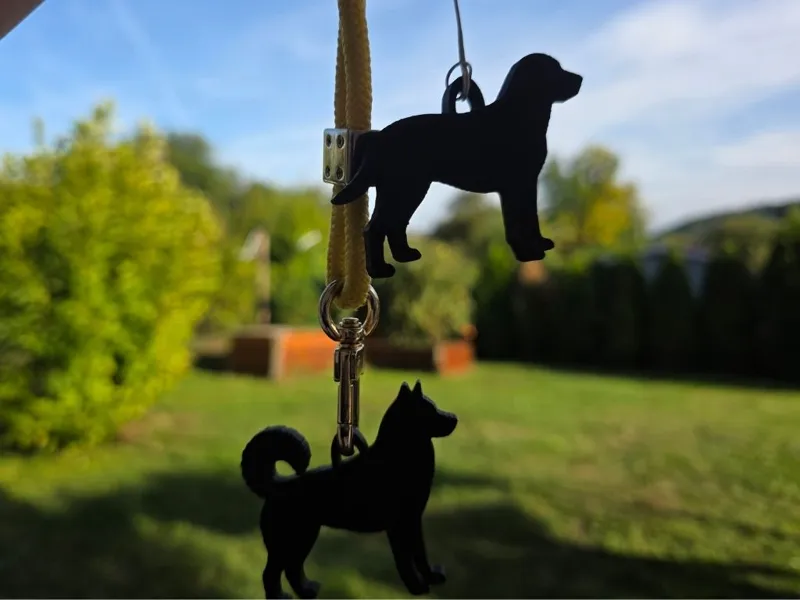 Large Dog Breed Keychain Set