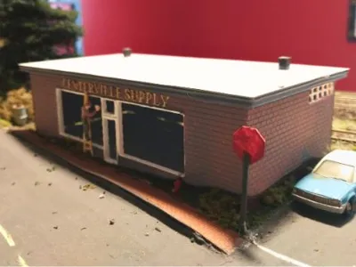 Hardware Store HO Scale Centerville Supply
