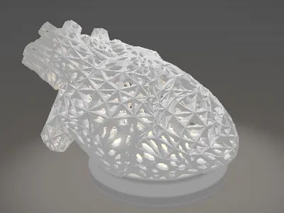 Minimalist Heart Lamp