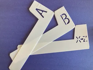 Alphabetical record dividers