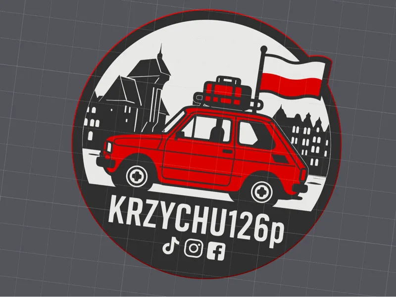Podstawka na Kawe Coffee Fiat 126p Coaster Coffee 