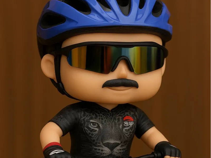 CICLISTA HOMEM - JR 3D
