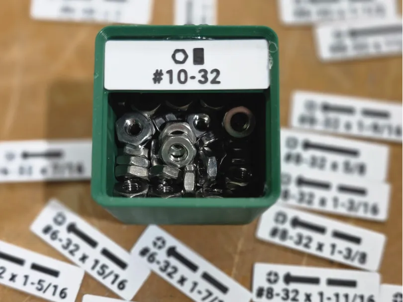 Gridfinity Fractional / Imperial Label Generator - Free 3D Print Model ...